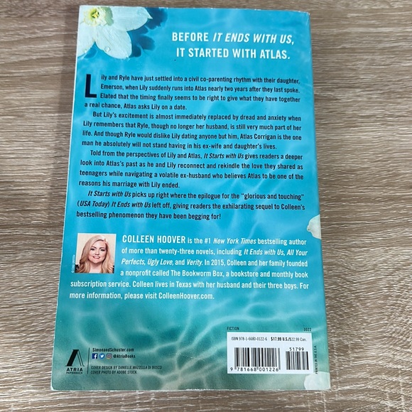 It Starts With Us by Colleen Hoover - Picture 2 of 3